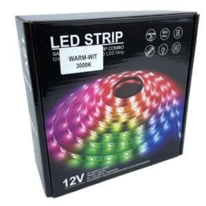 Ledstrips buiten 3000K - IP65 5 meter Vtac 8717692004583