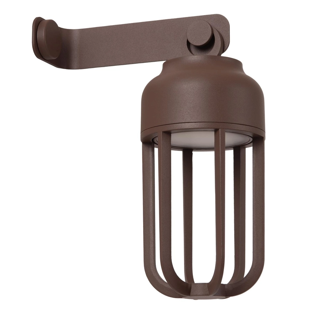 Oplaadbare wandlamp Wells roestbruin