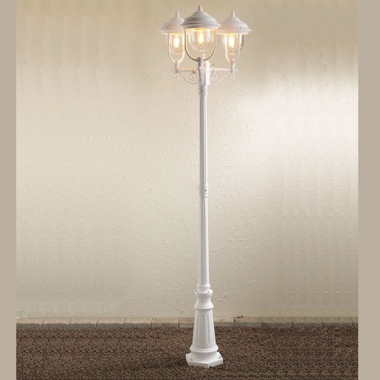 Klassieke buitenlantaarn Parma 3-lichts wit KonstSmide 7318307227253