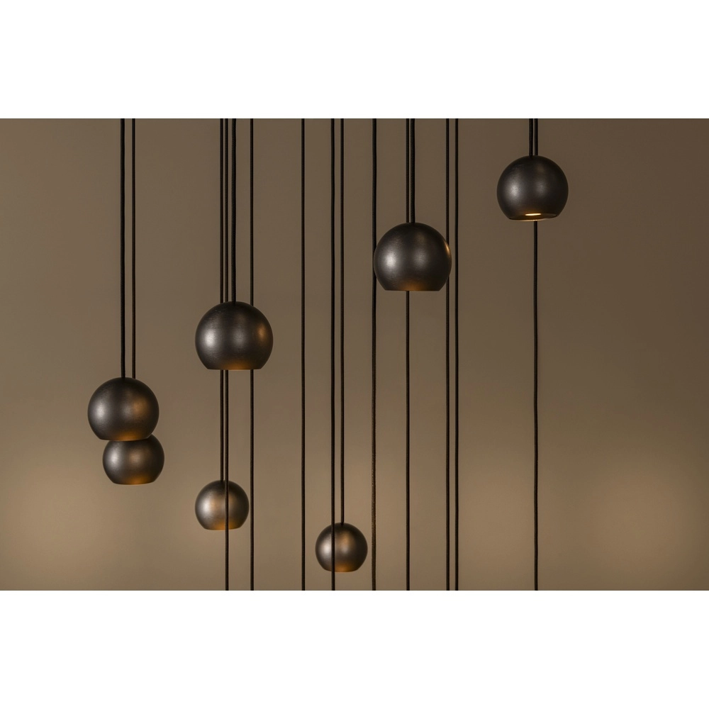 Design vide hanglamp Montana 16-lichts koffie bruin Premium by Lucide 5411212680174