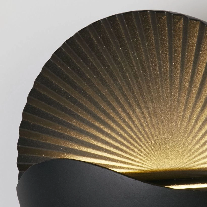 Moderne wandlamp Sunrise zwart Lyora 5053423289038