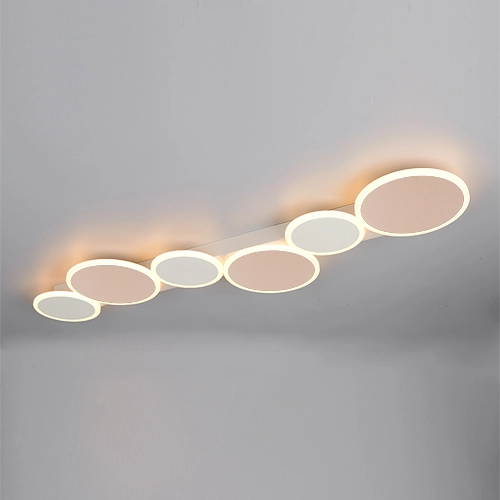 Plafondlamp Ovela mokka bruin