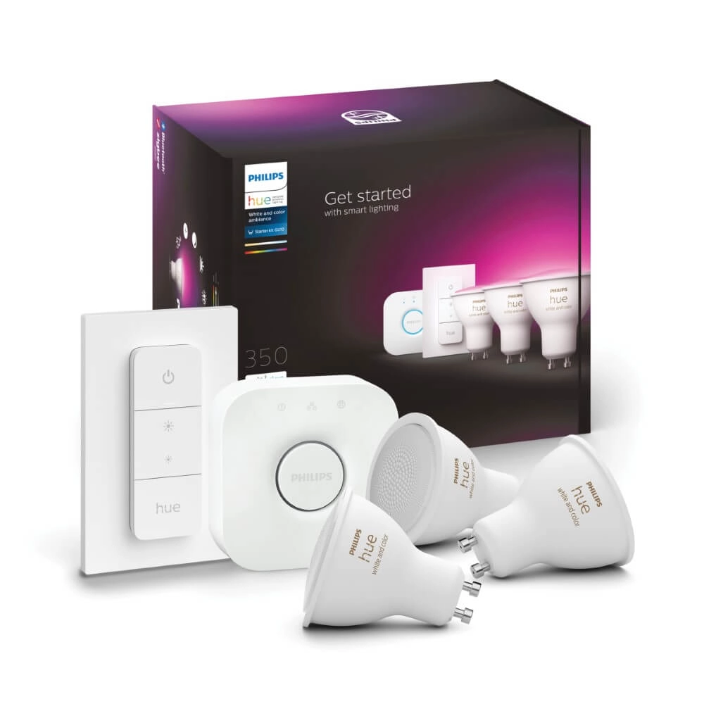 Hue Starterpack - GU10 - 5W - White and Color set van 3 Philips 8720169254503