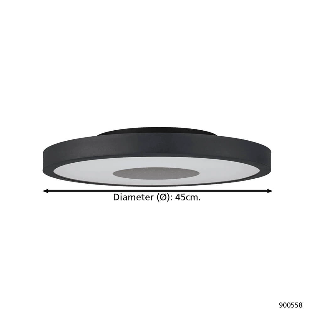 Moderne plafondlamp Marmorata Ø 45cm Eglo 9008606244614