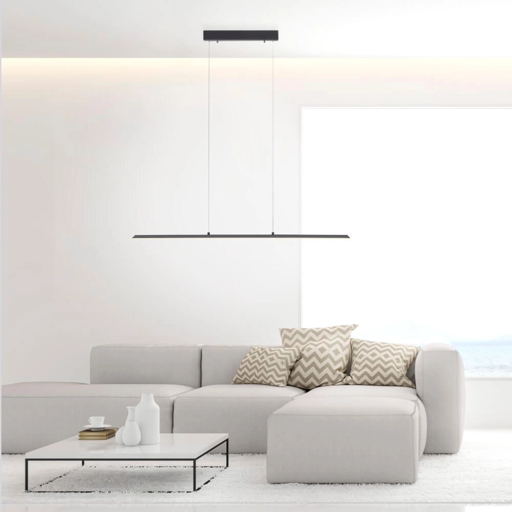 Design hanglamp Pure Lite 100cm antraciet Paul Neuhaus 4012248344873