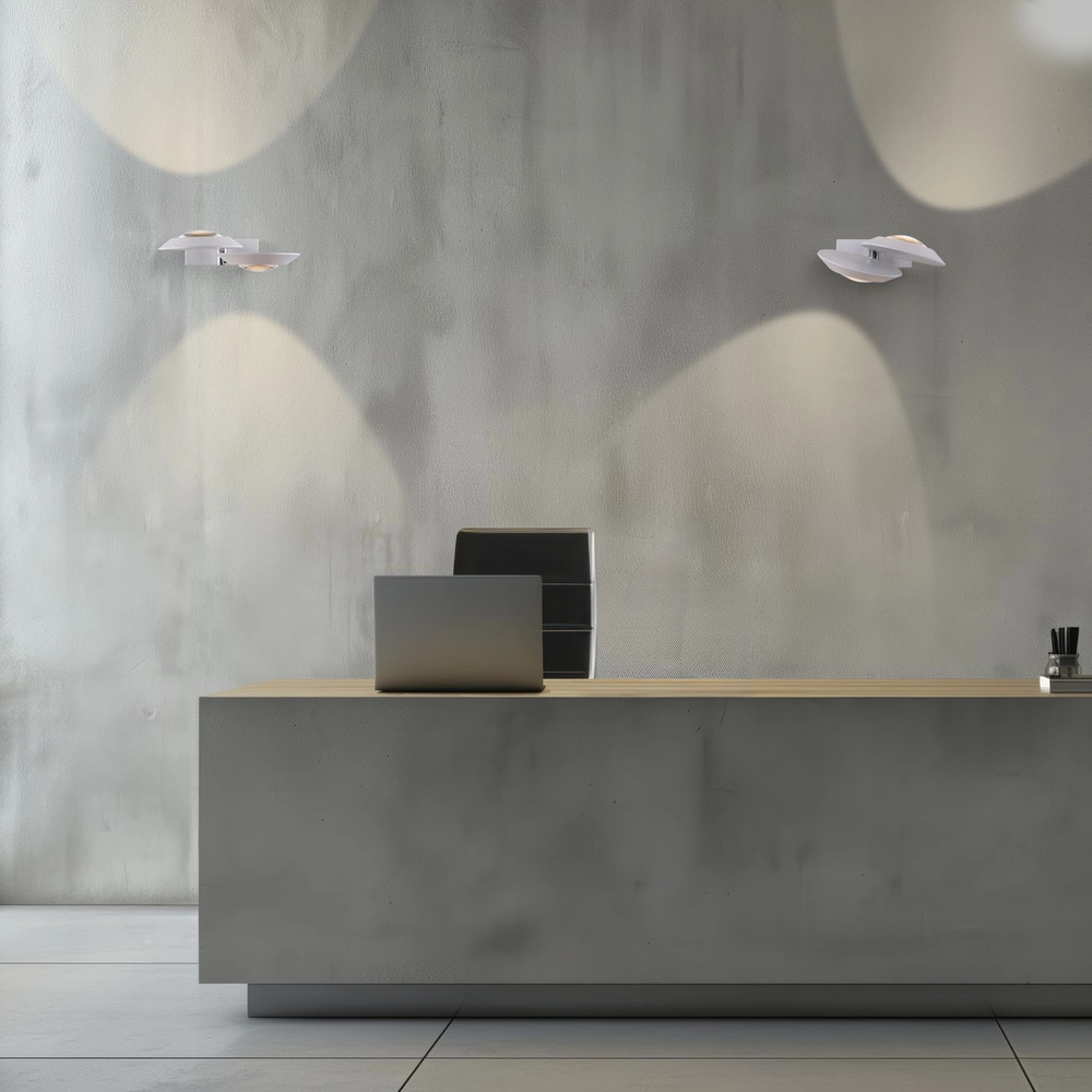 2L led wandlamp Pure Oculis wit Paul Neuhaus 4012248397015