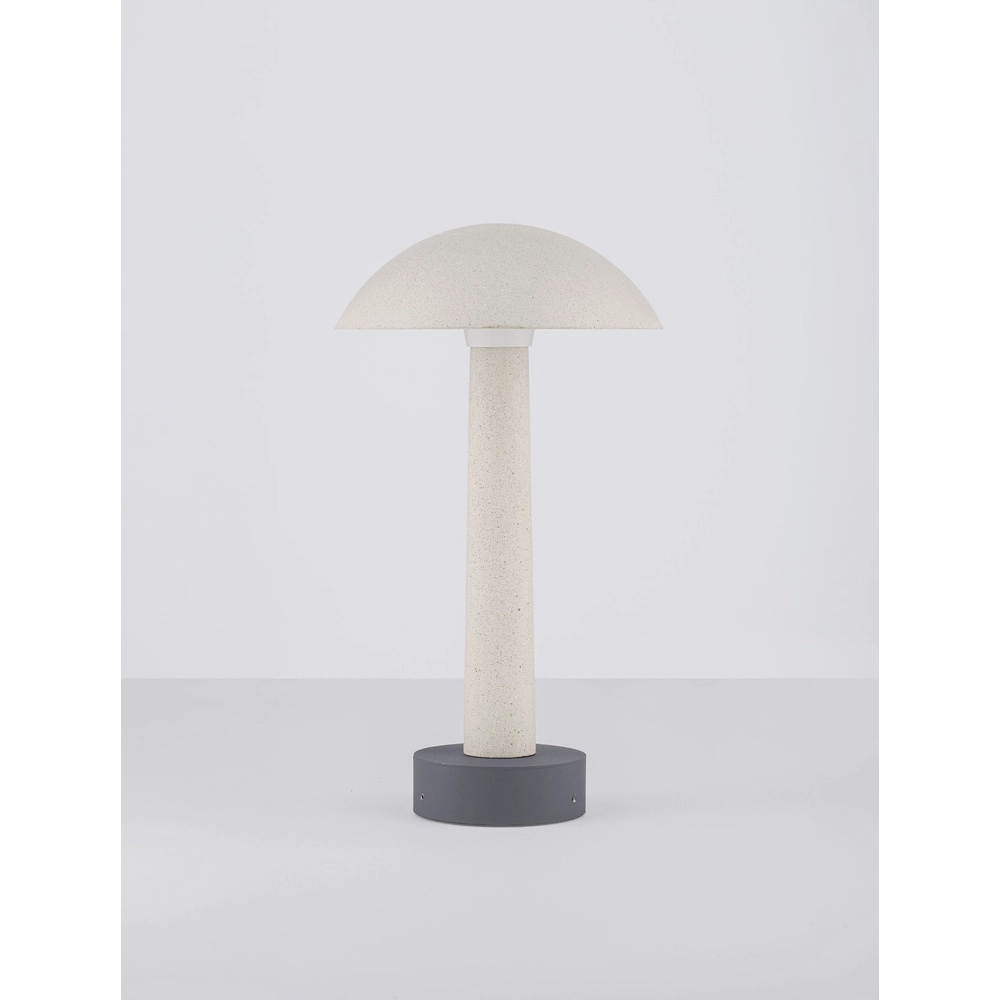 Ronde tuinlamp Tura wit 35cm Lyora 5212017471536