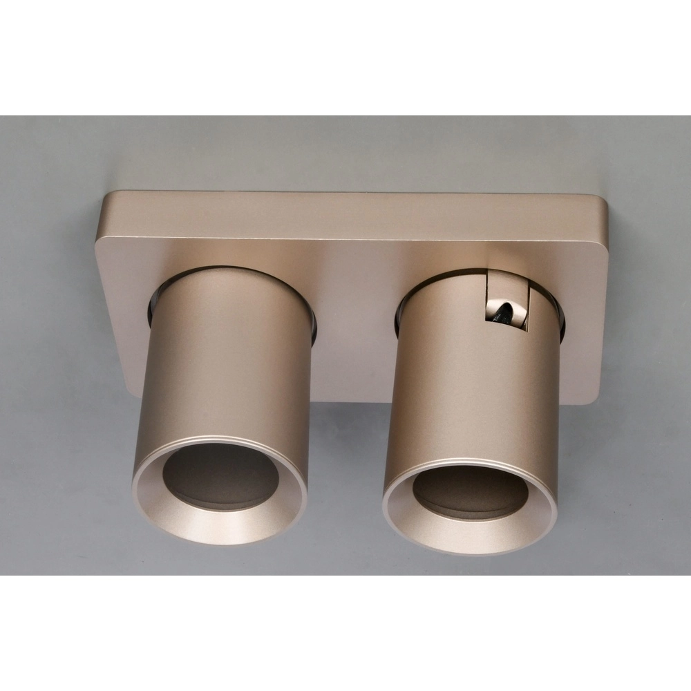 Dubbele opbouwspot Megano champagne Artdelight 8720701103474