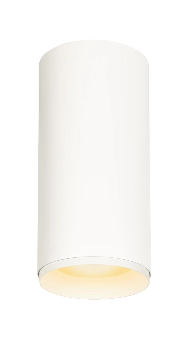 Opbouwspot Numinos XL cilinder wit/zwart 3000K - 24gr SLV 4024163260985