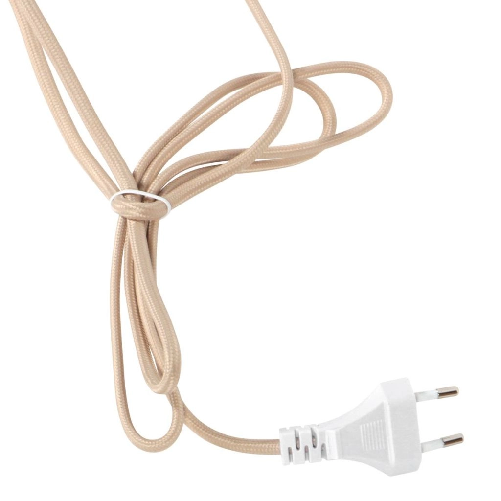 Stenen tafellamp Travino met stro kap Ø30cm Steinhauer 8712746183450