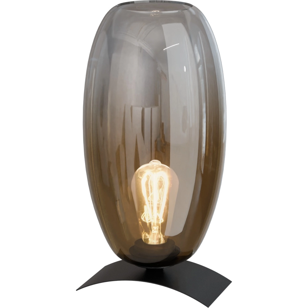 Tafellamp Olive Ø18,5cm glas - zwart