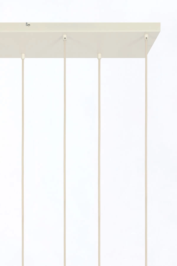 10-lichts hanglamp Bisho crème design 120cm Light & Living 8717807743338