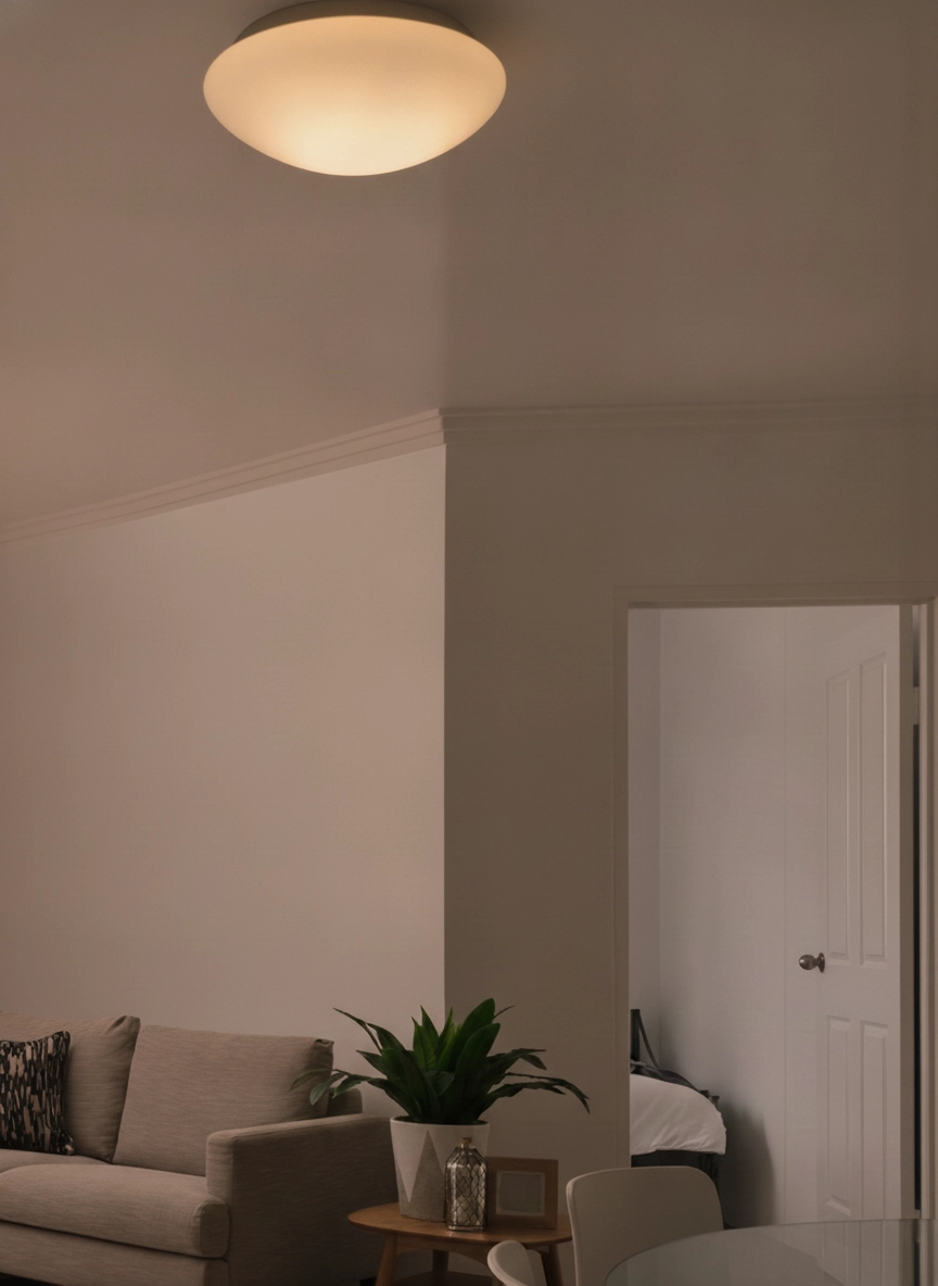 Plafondlamp Brest Ø 30cm wit