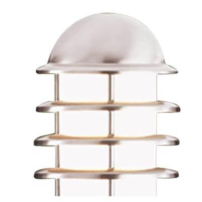 RVS staande tuinlamp Louvre 90cm Searchlight 5013874309891