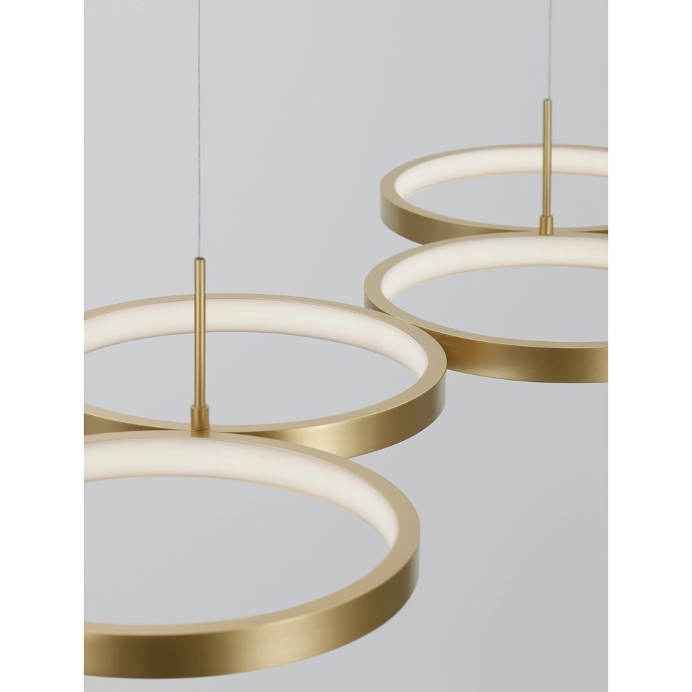 Moderne hanglamp Magnus goud 84cm Lyora 5212017433190