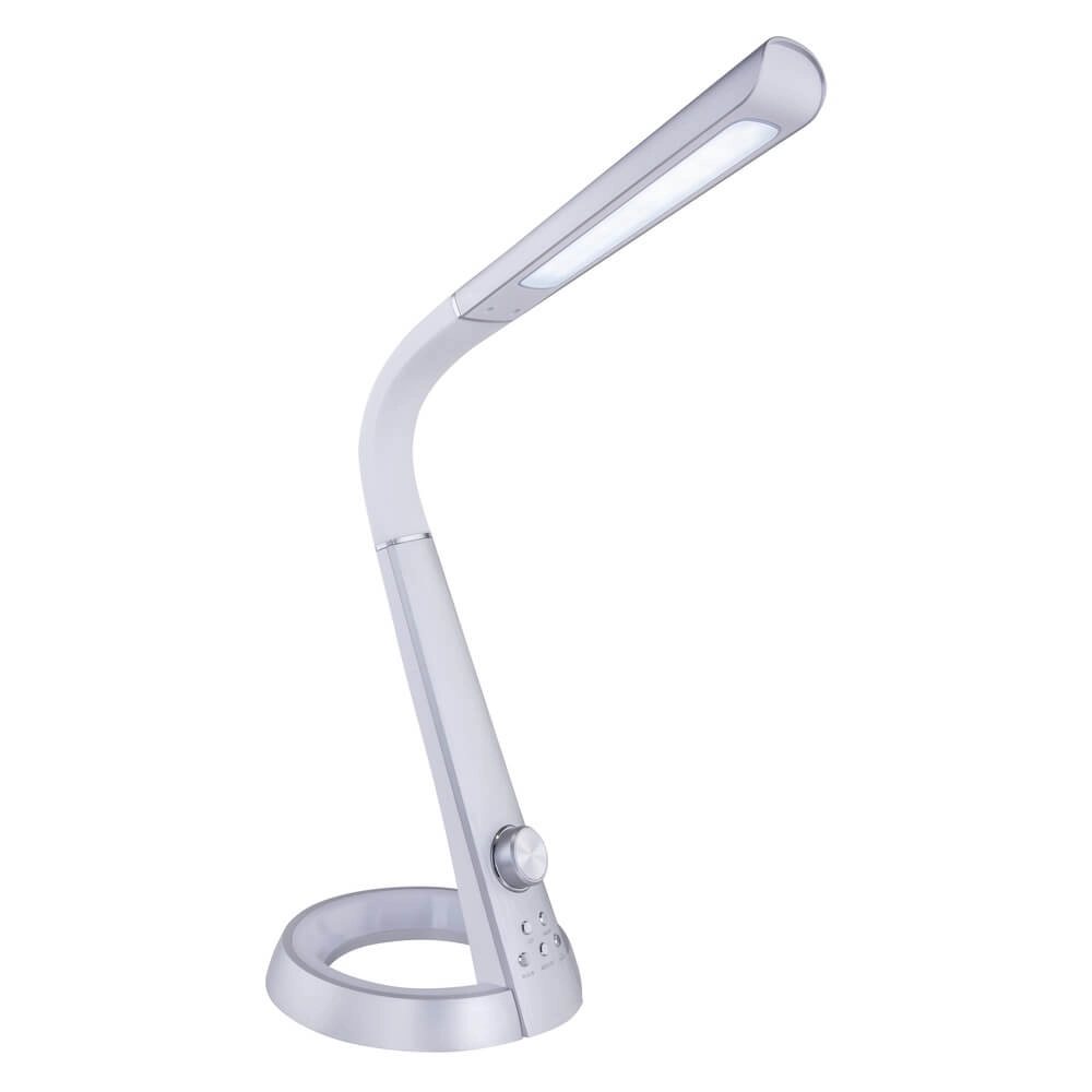 Bureaulamp Mitti zilvergrijs Globo 9007371384716