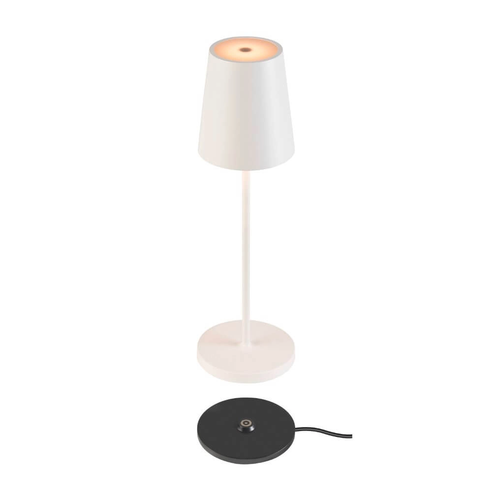 Buiten tafellamp Vinolina Two wit - oplaadbaar SLV 4024163288330