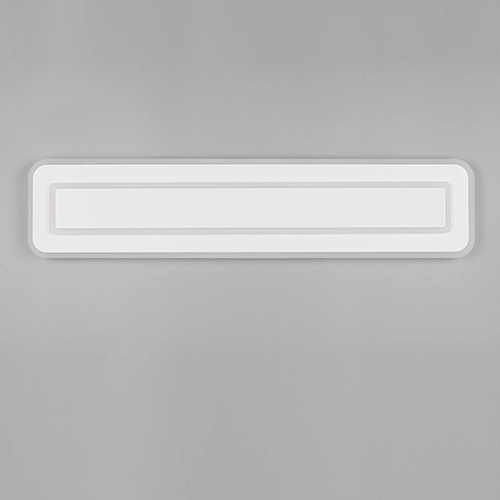 Moderne plafondlamp Riva wit 90cm Trio 4017807682953