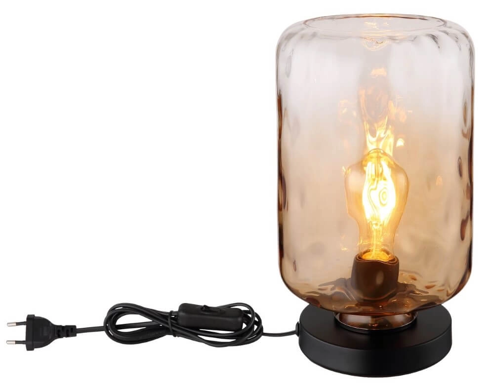 Design tafellamp Darina amber glas Globo 9007371455522