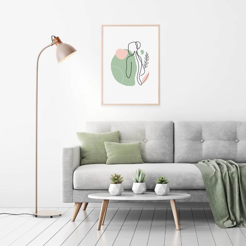 Staande lamp Erena taupe Brilliant 4004353413018