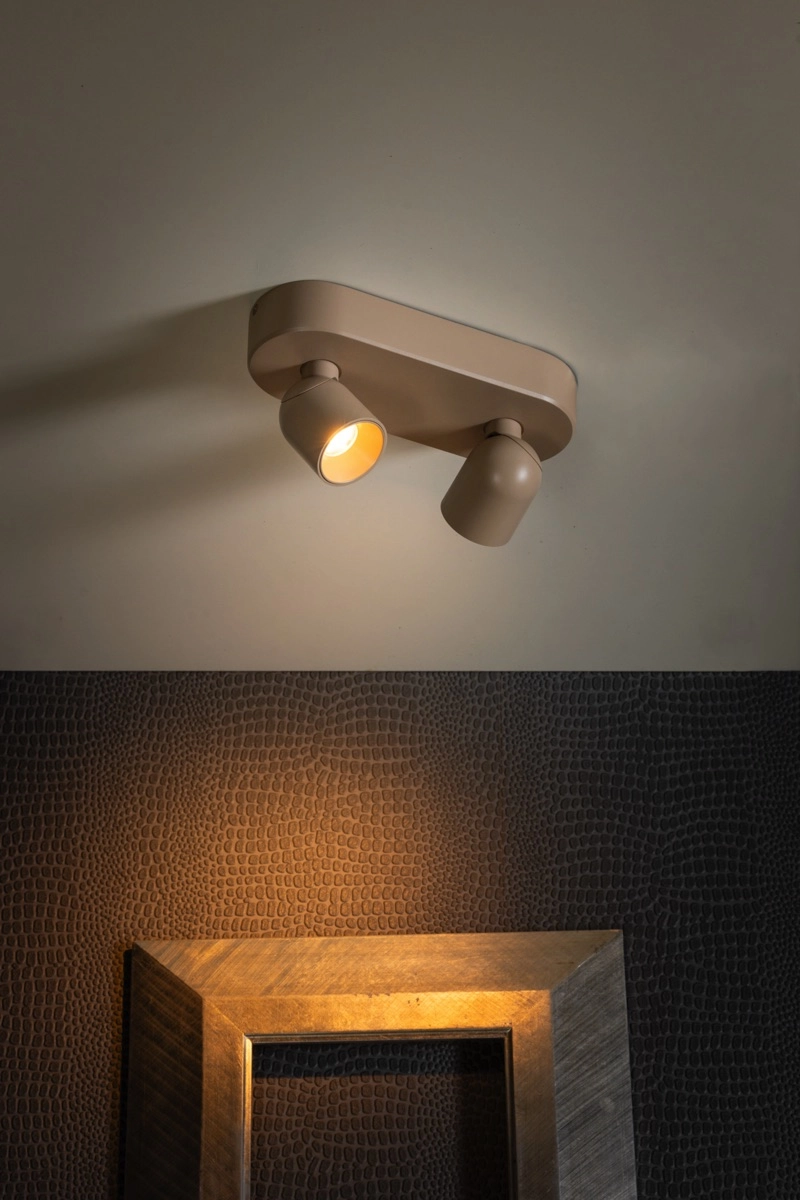 2-lichts opbouwspot Dennis led - zand ETH 8720195311867