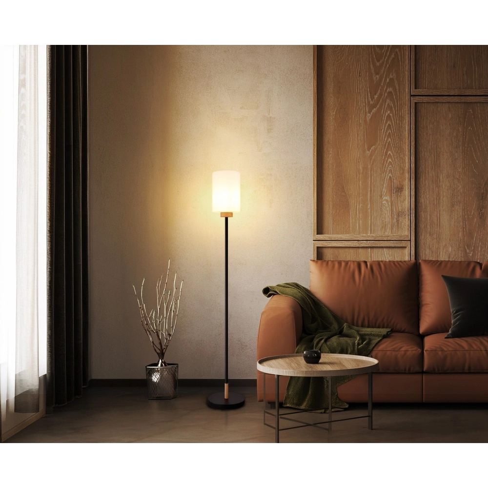 Vloerlamp Rowena zwart Globo 9007371580996