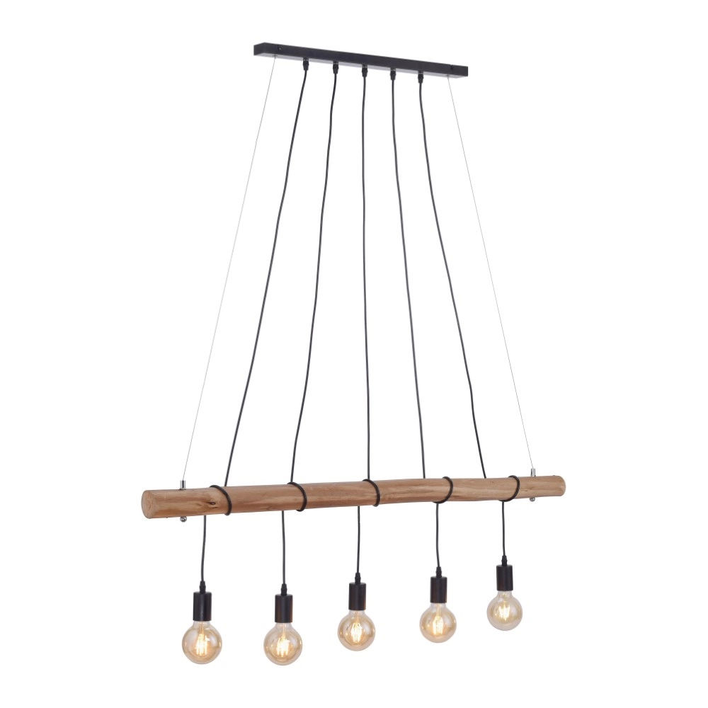 5-lichts eetkamer hanglamp Damian Just Light 4043689956806