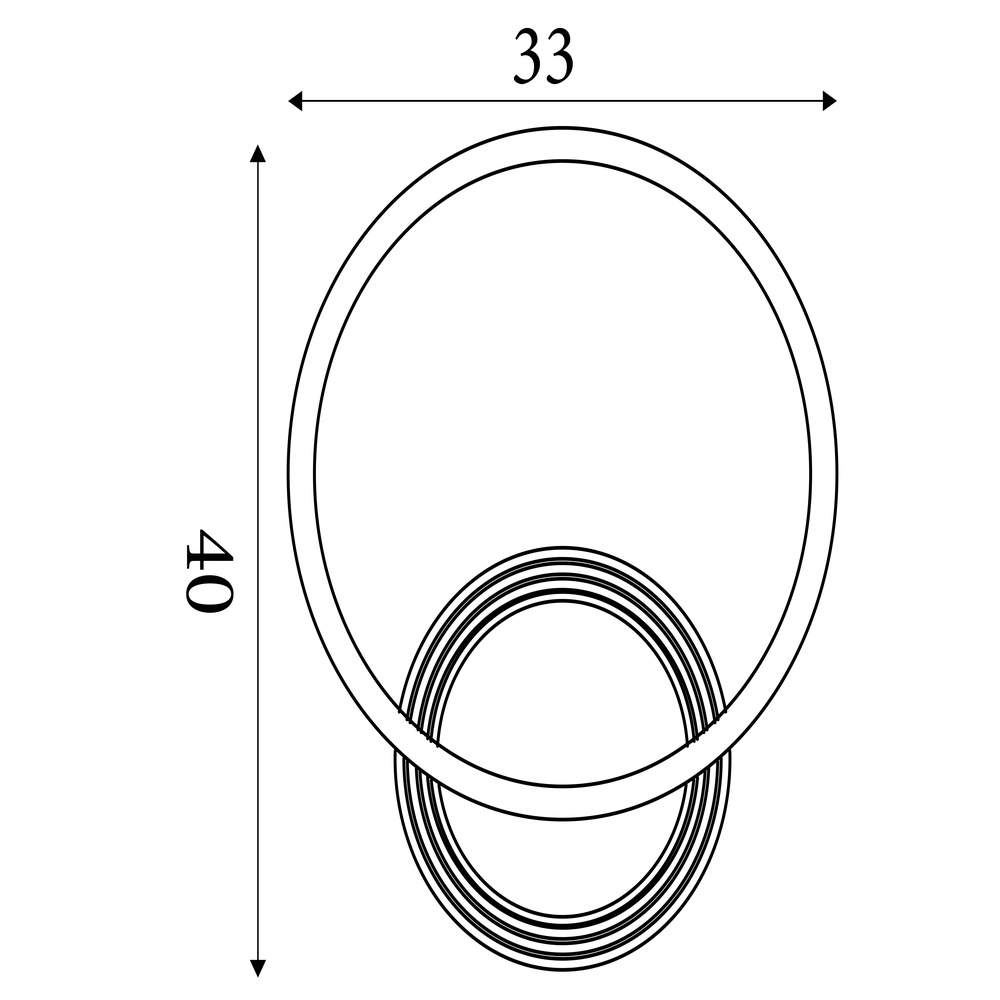 Plafondlamp Contour zwart enkel Searchlight 5053423298757