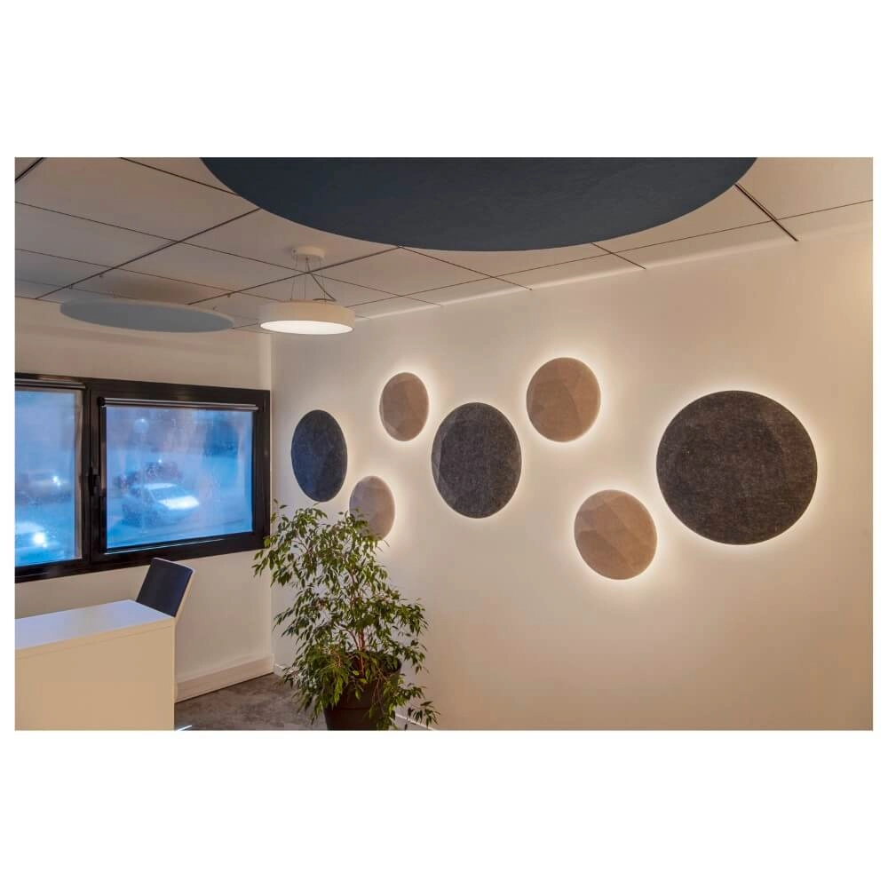 Vilt kap Mana Ø 60cm - beige SLV 4024163248129