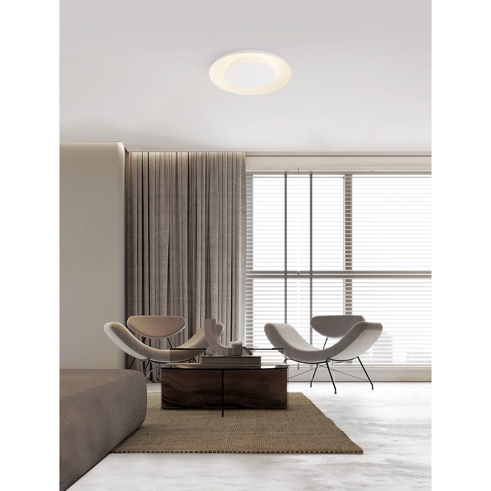 Design plafondlamp Epos Ø 60cm wit Lyora 5212017463180