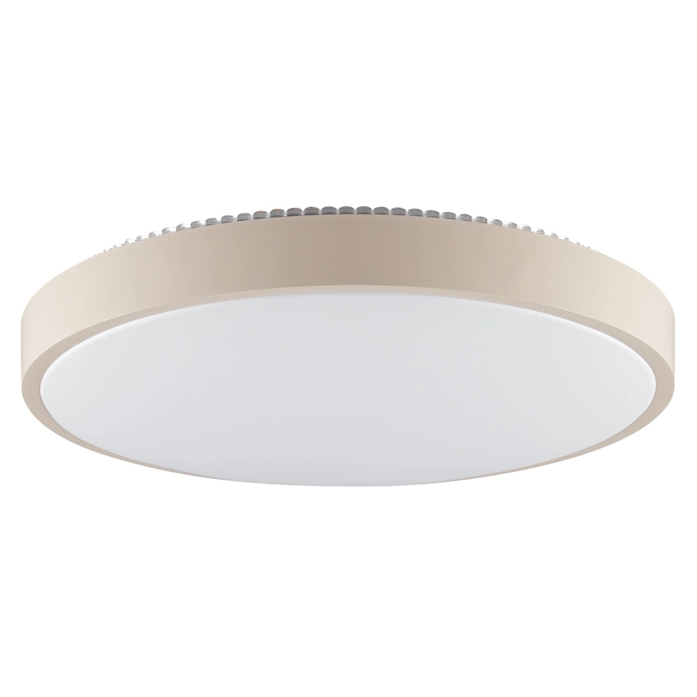Plafonniere Solistra zand bruin met wit Ø 44,5cm Brilliant 4004353478994