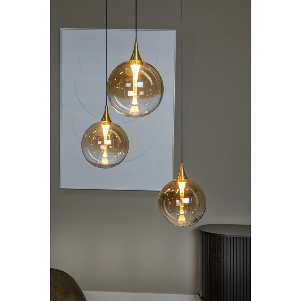 Design led hanglamp Gisela fading - 3x Ø 16cm Premium by Lucide 5411212134790