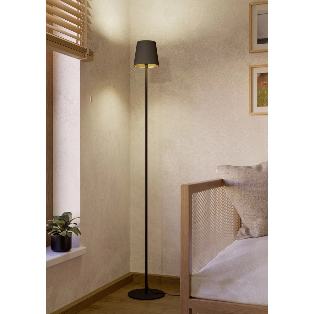 Staande schemerlamp Fiorana 140cm - zwart Eglo 9008606306916