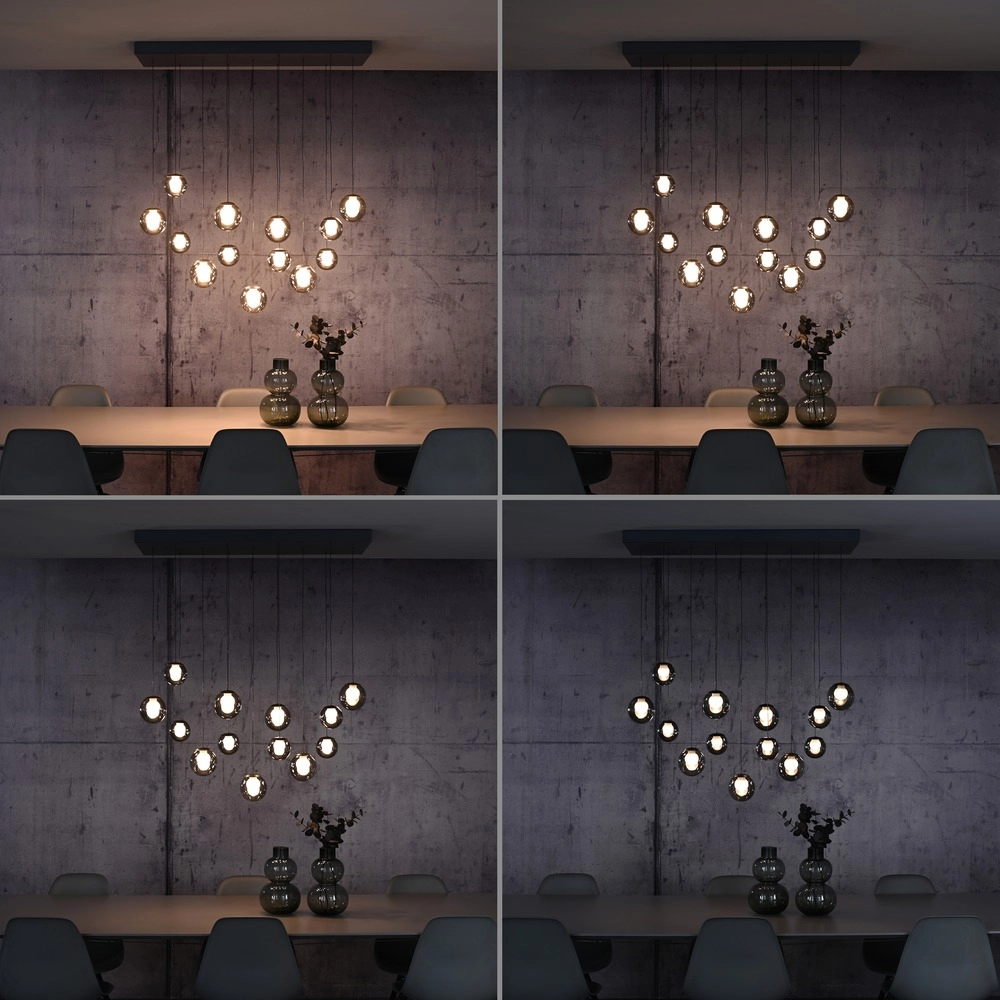 13-lichts hanglamp Pure Popup mystic grey Paul Neuhaus 4012248398302