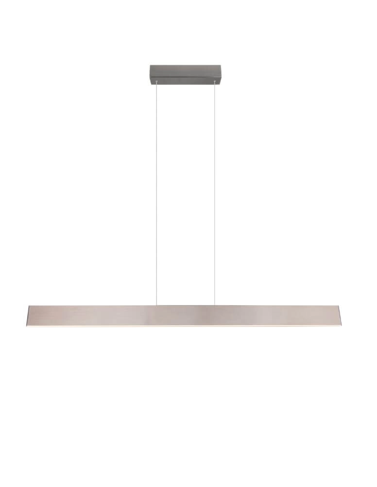 Led kantoor hanglamp Galway 150cm - RVS Trio 4017807616675