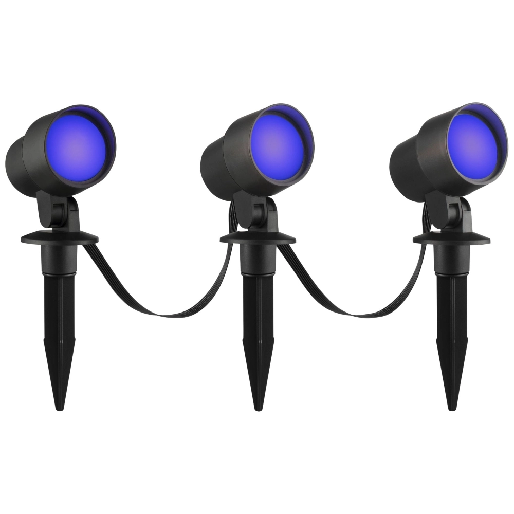 Smart Led prikspot set Kamara RGB - 3 stuks - met 3 meter snoer en stekker Brilliant 4004353453717