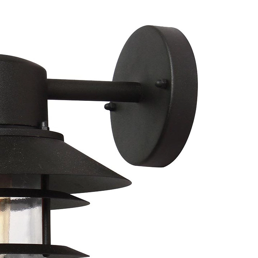 Landelijke buitenlamp Helsinger Down zwart Franssen 5024005263012