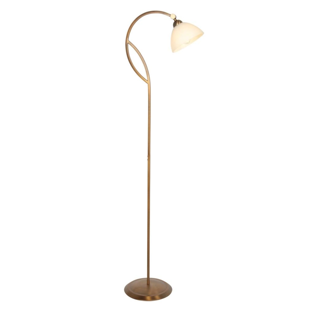 Klassieke vloerlamp Anthea brons