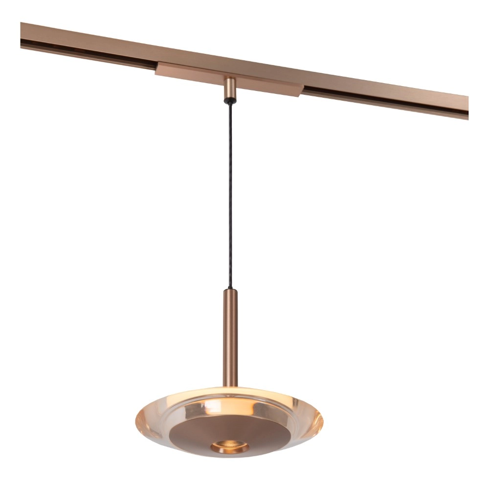 Rail hanglamp Linial 1-fase champagne