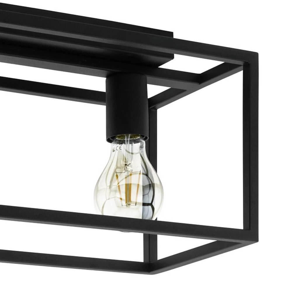 Zwarte plafondlamp Eldrick Eglo 9002759322533