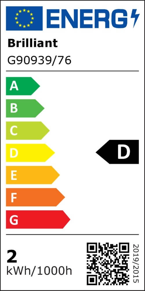 Tafellampje Kaami zwart Brilliant 4004353428203