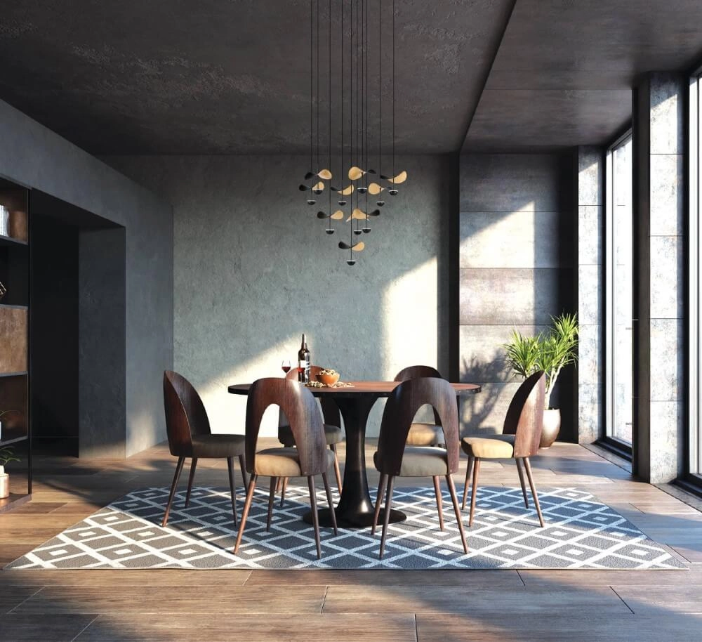 Hanglamp Dracera zwart met goud Stars of Light 9008606270545