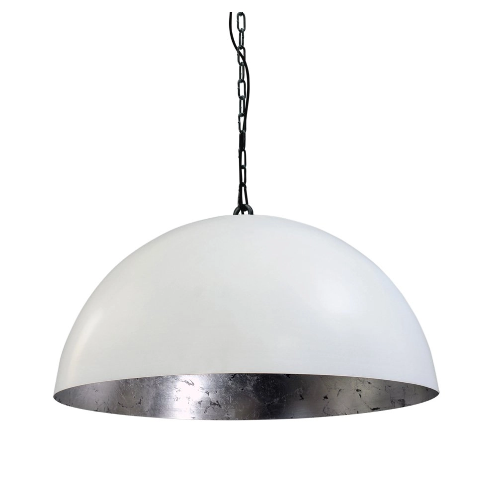 Stoere witte hanglamp Industria 80 Stoere witte hanglamp Industria 80