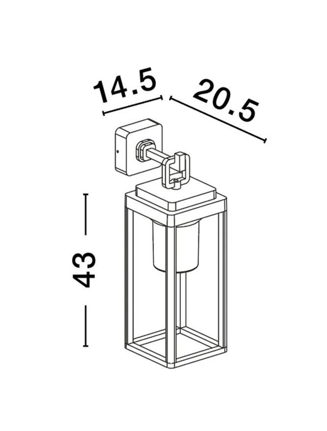 Wall lamp Figo Design anthracite Lyora 5212017432650
