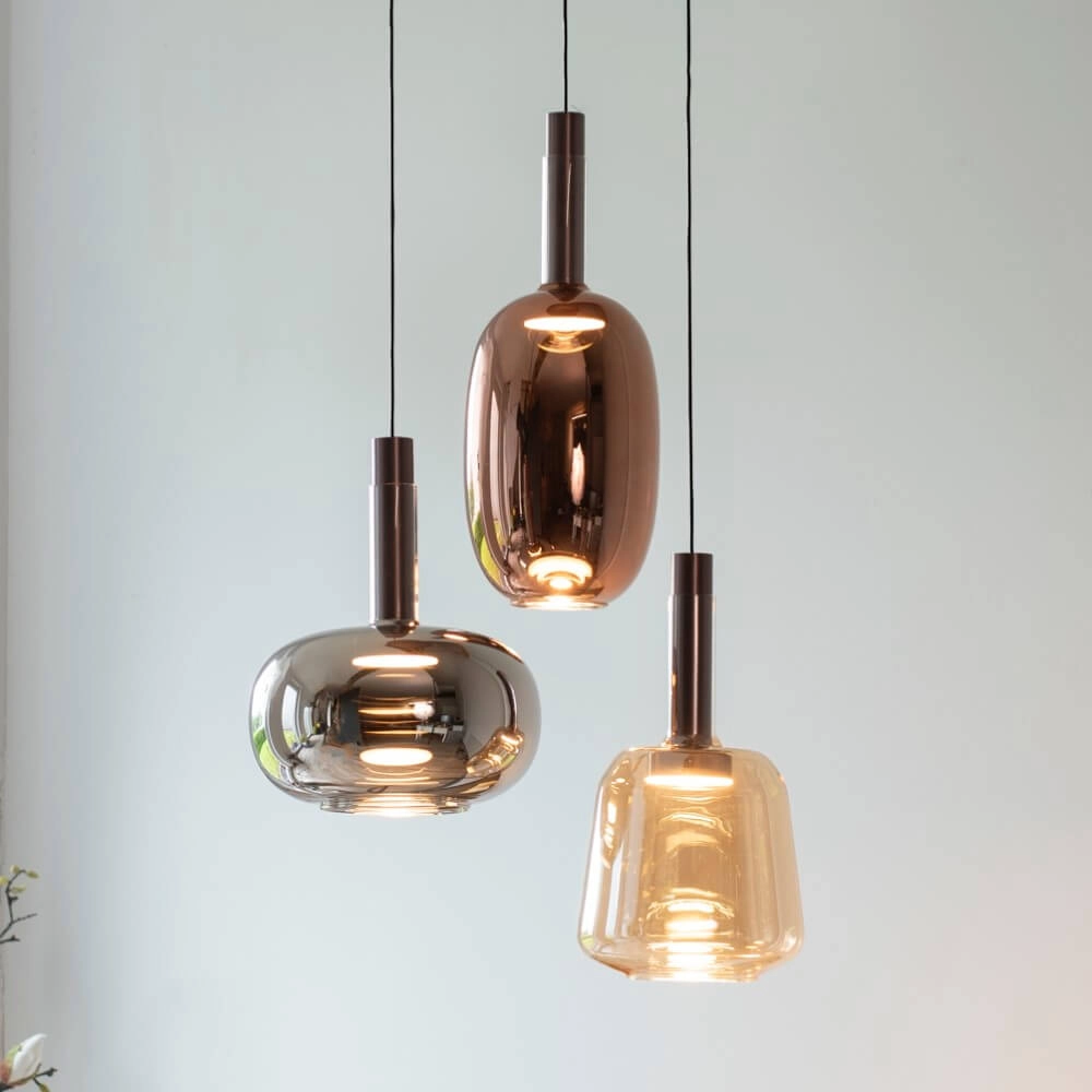 Vrolijke hanglamp Irides 3-lichts rond Paul Neuhaus 4012248385845