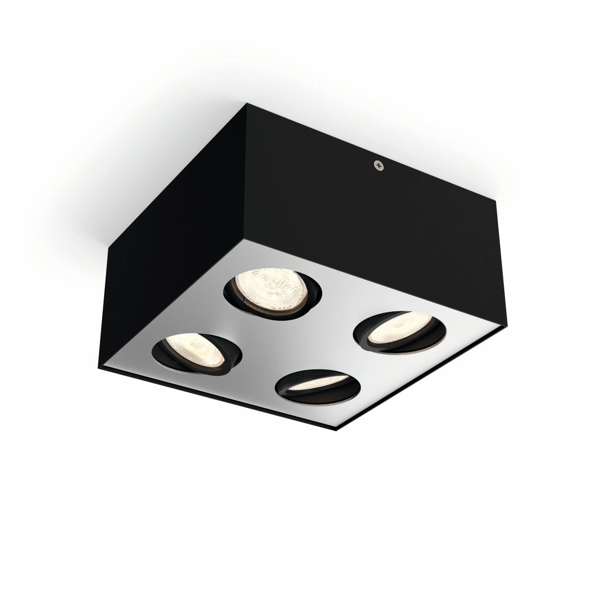 Spotlamp Box 4-lichts zwart Philips 8718696164556