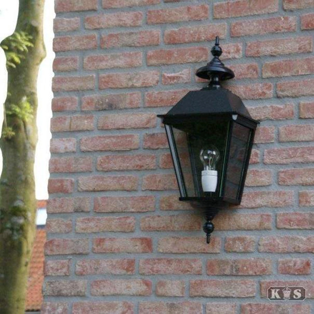 Nostalgische muurlamp Delft zwart KS Verlichting 8714732122542