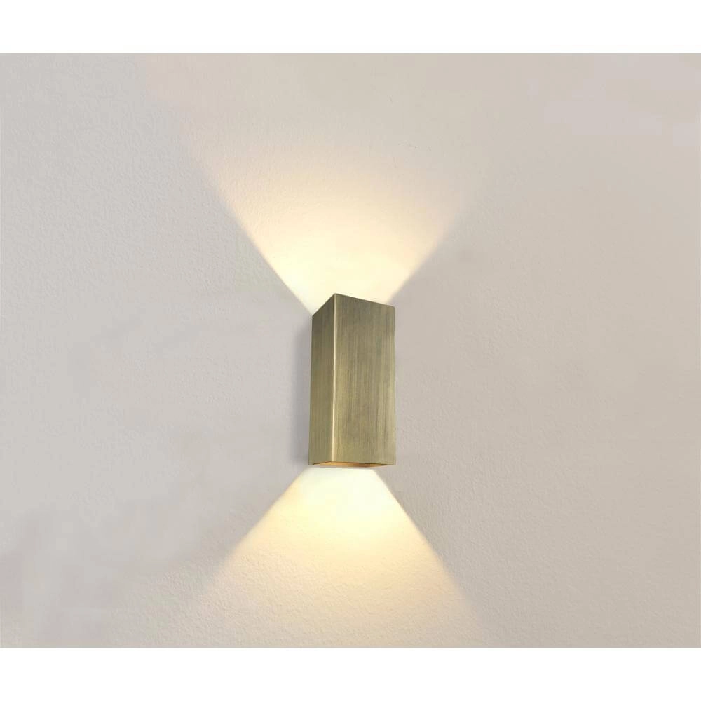 Wandlamp Dante XL antiek brons
