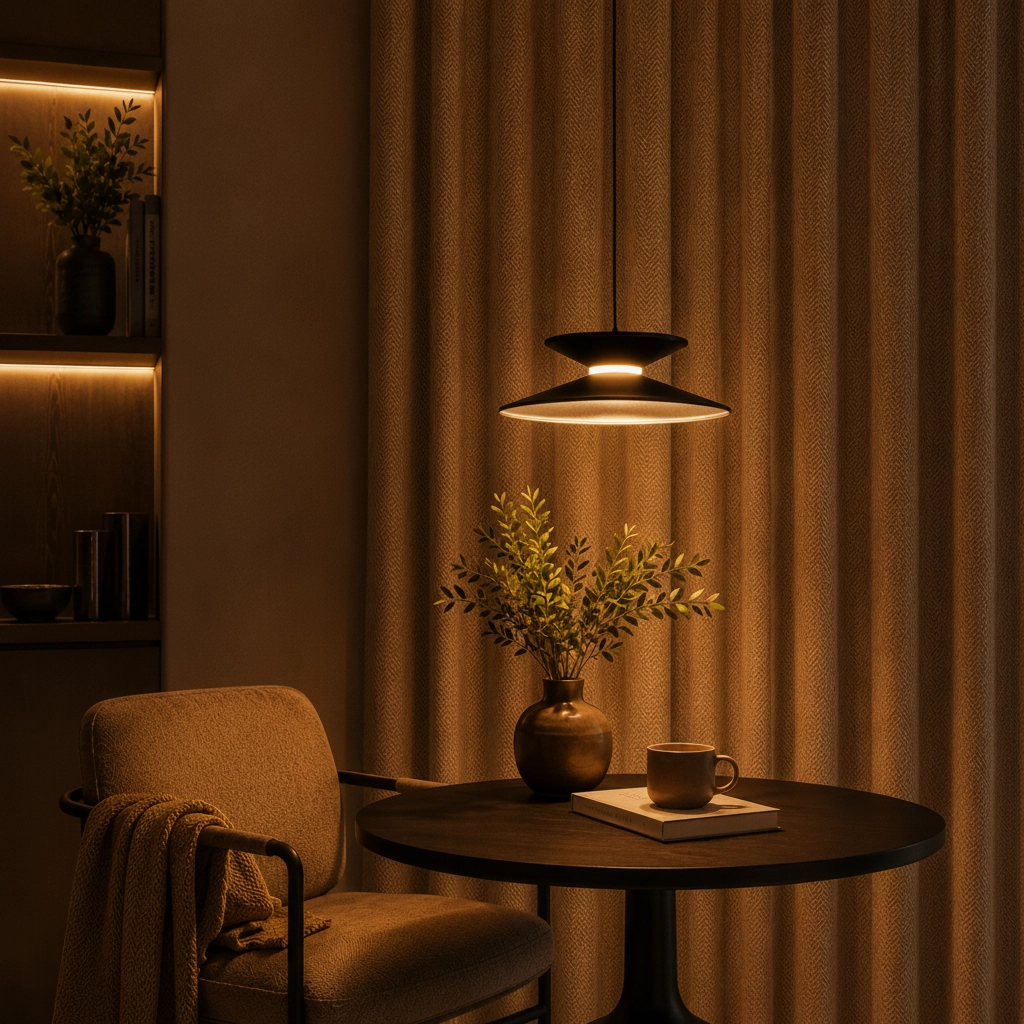 Design hanglamp Morfi enkel zwart