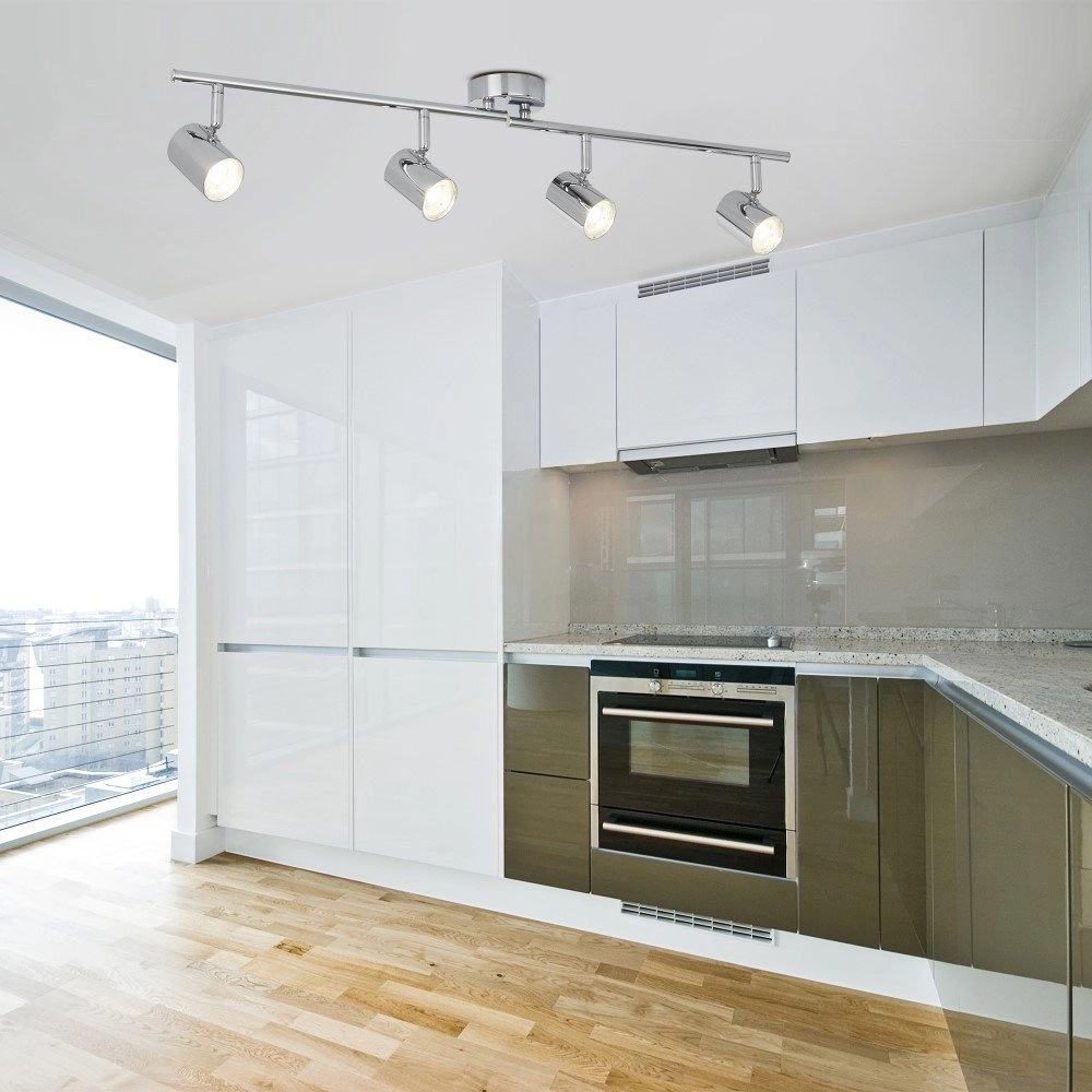 4-licht plafondspot Rollo Searchlight 5053423092720